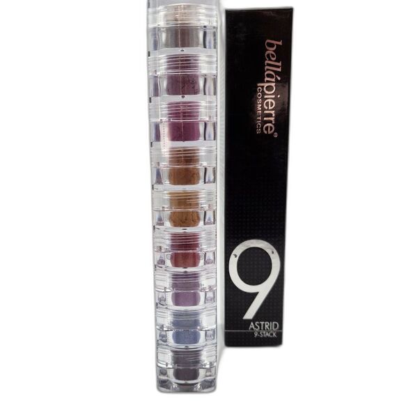 Bellapierre ASTRID Natural Mineral Makeup 9 Color Eyeshadow Shimmer Stack - Picture 1 of 3